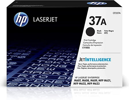Hp 37A Hewlett Packard Original Laserjet Colour Black - Cf237A