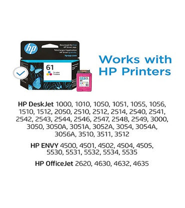 HP 61 Tri-Color Original Ink