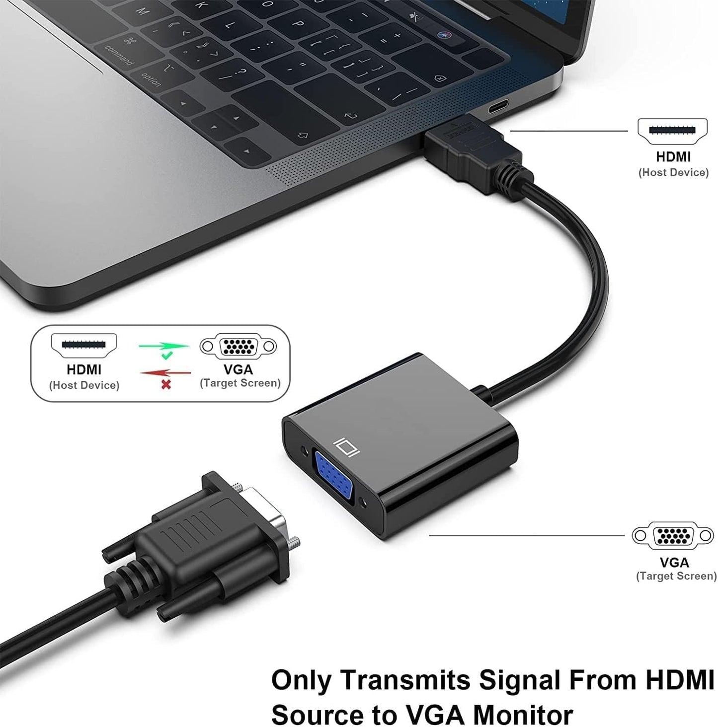HDMI to VGA Adapter HD