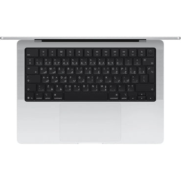Apple MacBook Pro 14-inch (2025) – M5 with 10-core CPU / 16GB RAM / 512GB SSD / 10-core GPU / macOS Sequoia / English & Arabic Keyboard / Silver / Middle East Version