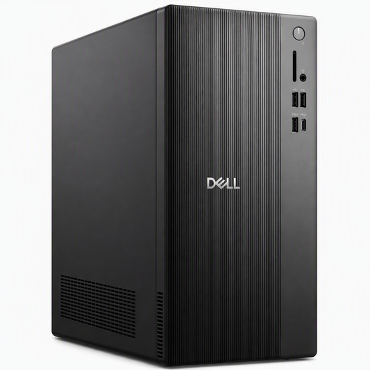 Dell Tower ECT1250 Desktop Computer, Intel Core i3-14100 Processor, 8GB RAM, 512GB SSD, Intel UHD Graphics 730