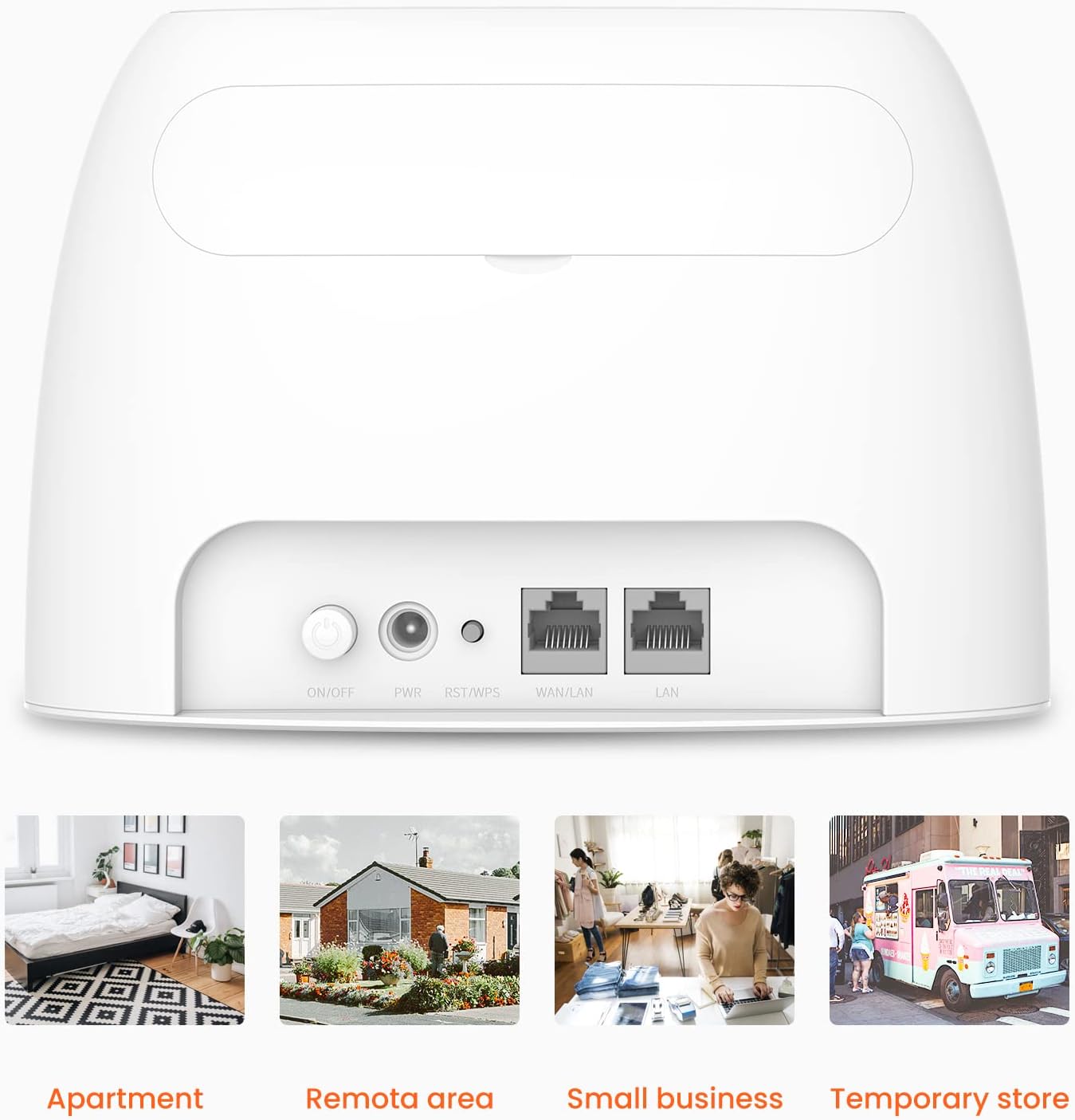 Tenda 4G03 300Mbps 4G Mobile Wi-Fi Router