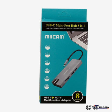 MIICAM USB-C MULTIPORT Hub 8-in-1