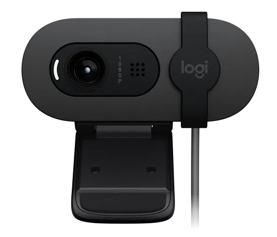 LOGITECH BRIO 100 FHD USB WEBCAM GRAPHITE (960-001585)
