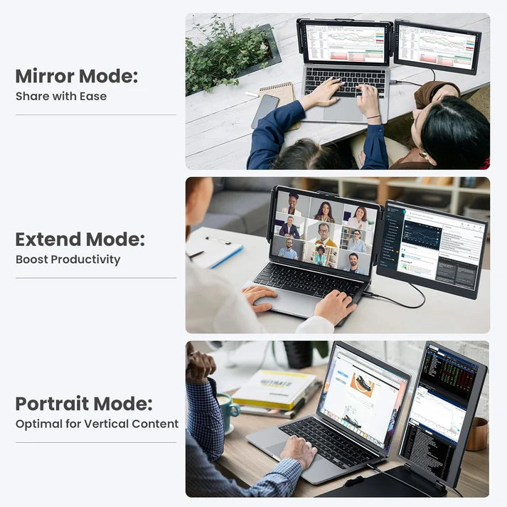 V2com Dual Laptop Monitor Extender 14'' - S1/S1PRO