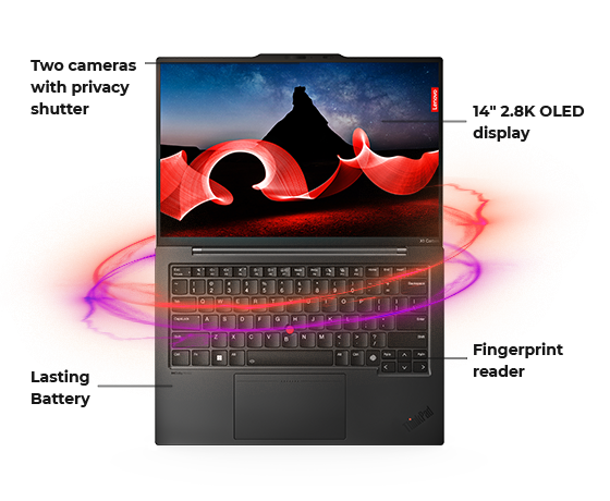 Lenovo ThinkPad X1 Carbon Gen 12 Intel Core Ultra 7, 32GB RAM, 512GB SSD, 14” WUXGA Touch – Windows 11 Pro