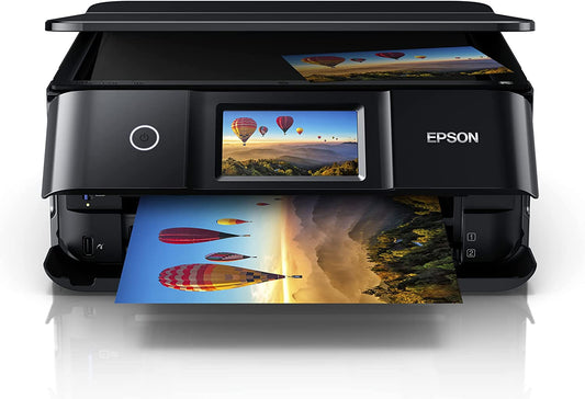 Epson EcoTank ET-8500 Print/Scan/Copy Wi-Fi Photo Printer, White