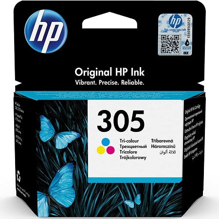 HP 305 Tri-color Original Ink Cartridge