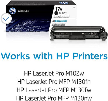 HP 17A Black Original LaserJet Toner Cartridge