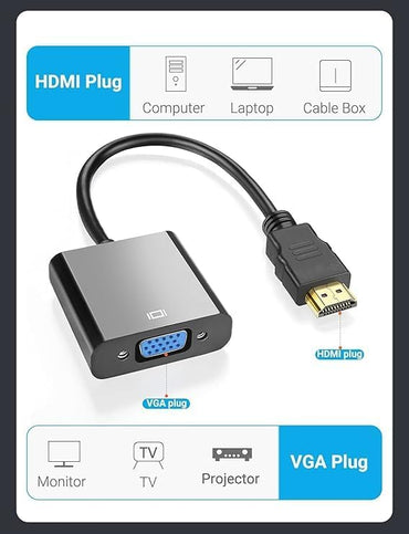 HDMI to VGA Adapter HD