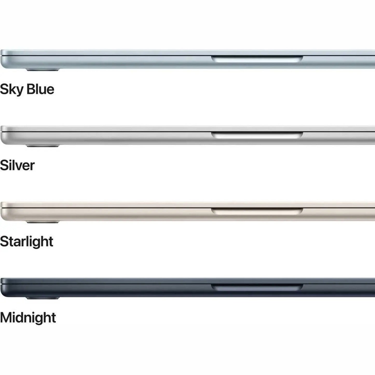 Apple MacBook Air M4 13-inch (2025) – 10-core CPU / 16GB RAM / 256GB SSD / 8-core GPU / macOS Sequoia / English Keyboard / Midnight / Middle East Version