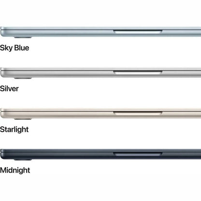 Apple MacBook Air M4 13-inch (2025) – 10-core CPU / 16GB RAM / 256GB SSD / 8-core GPU / macOS Sequoia / English Keyboard / Midnight / Middle East Version