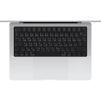 Apple MacBook Pro 14-inch (2025) – M5 with 10-core CPU / 16GB RAM / 512GB SSD / 10-core GPU / macOS Sequoia / English & Arabic Keyboard / Silver / Middle East Version