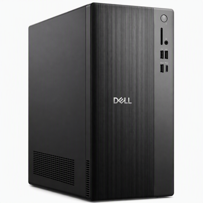 Dell Tower ECT1250 Desktop Computer, Intel Core i3-14100 Processor, 8GB RAM, 512GB SSD, Intel UHD Graphics 730