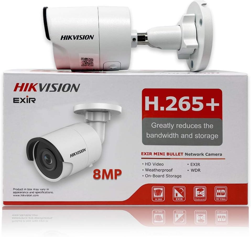 CAMERA HK IP BULLET 8MP 2.8MM IR 30M