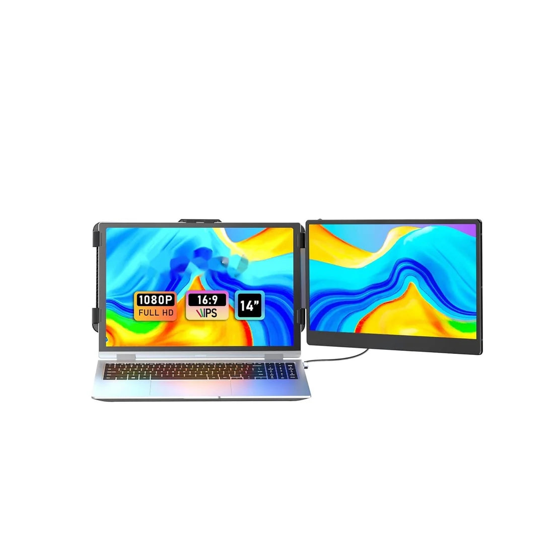 V2com Dual Laptop Monitor Extender 14'' - S1/S1PRO