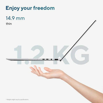 Asus Zenbook 14 (2025) Ultrabook – 2nd Series / Intel Core Ultra 9-285H / 14inch 3K / 1TB SSD / 32GB RAM / Shared Intel Arc Graphics / Windows 11 Home / English & Arabic Keyboard / Ponder Blue / Middle East Version