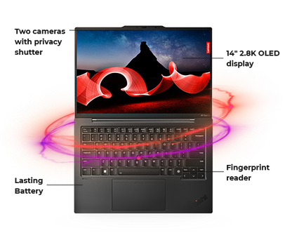 Lenovo ThinkPad X1 Carbon Gen 12 Intel Core Ultra 7, 32GB RAM, 512GB SSD, 14” WUXGA Touch – Windows 11 Pro