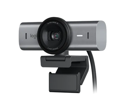 LOGITECH MX BRIO 4K ULTRA HD WEBCAM PALE GREY (960-001554)